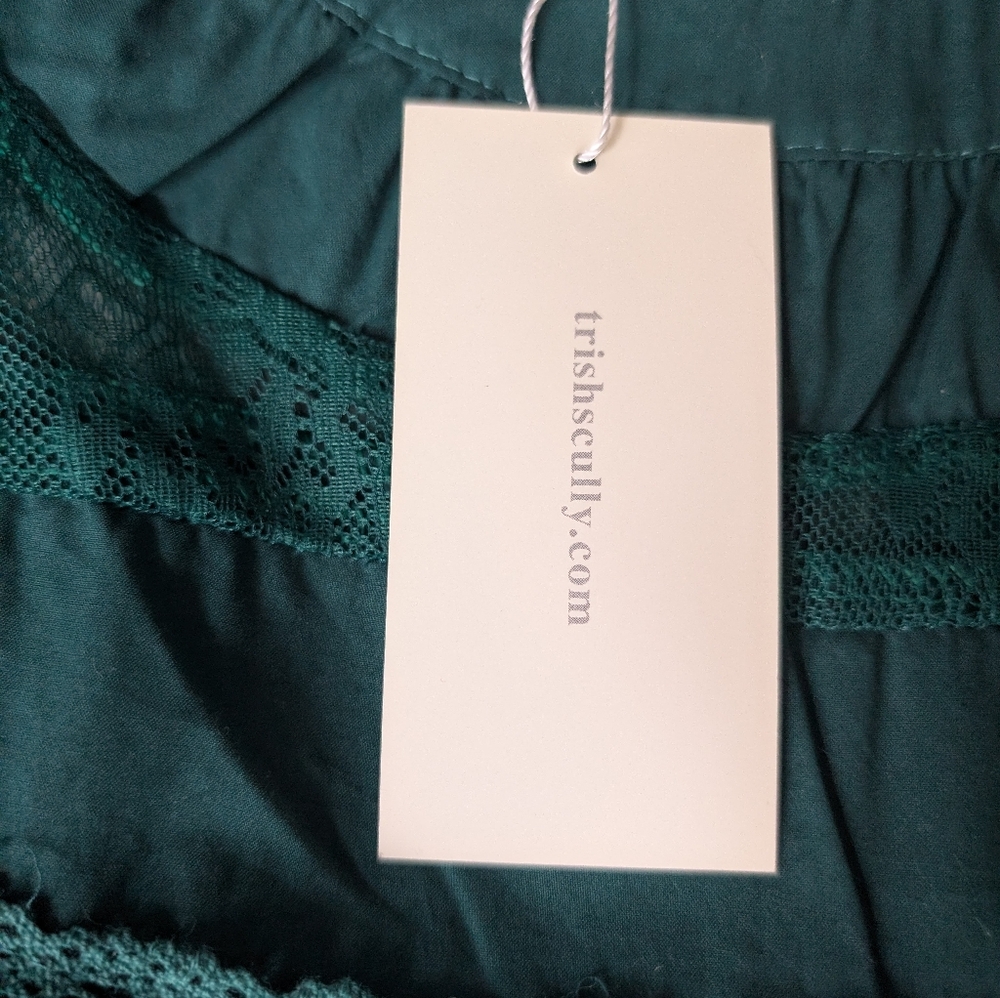 Trish Scully Child ALLESSANDRA DRESS EMERALD Green Tulle Short Sleeve NWT Size 8 - Picture 6 of 9
